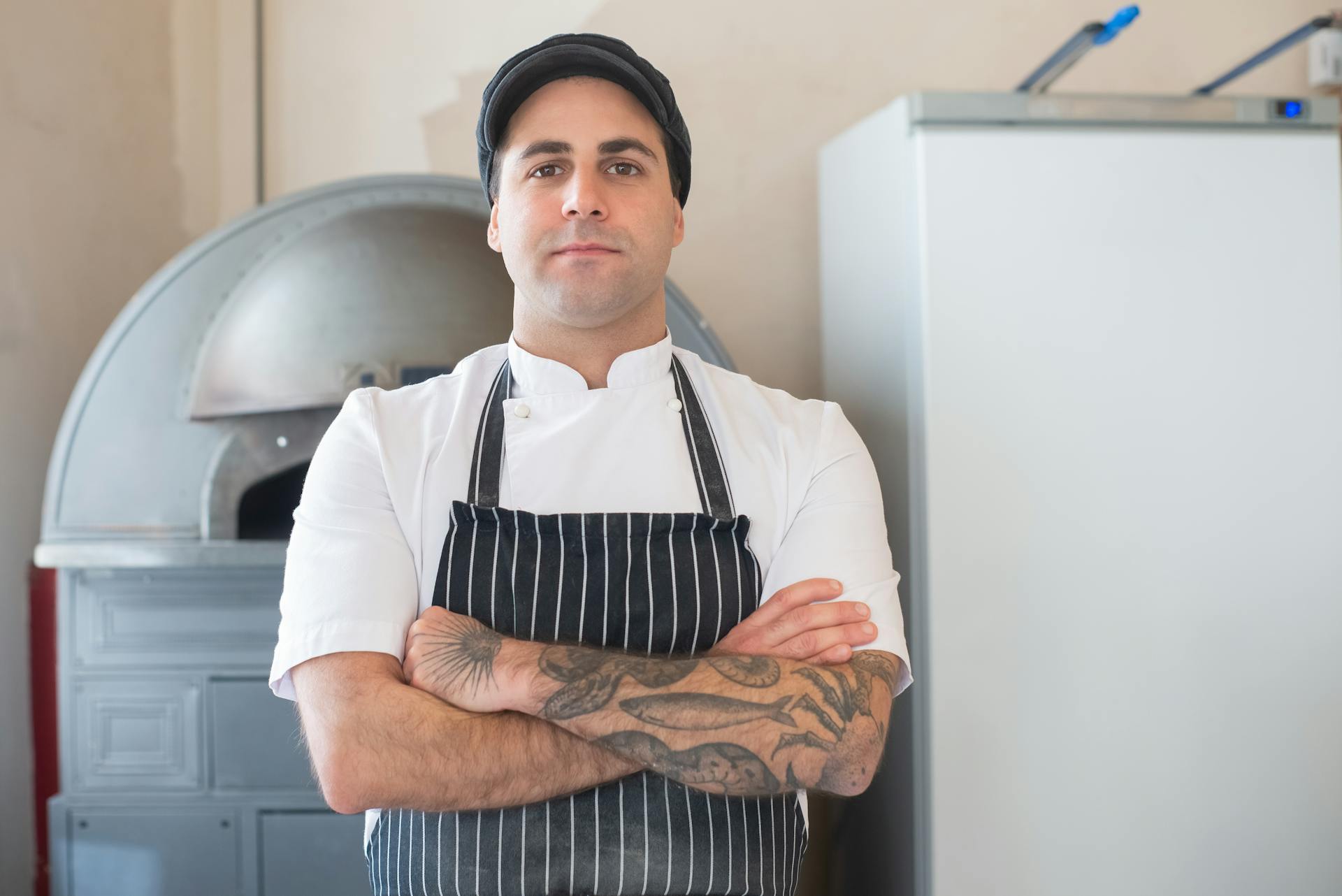 Jeremy K., chef-patron de Maonas, en cuisine