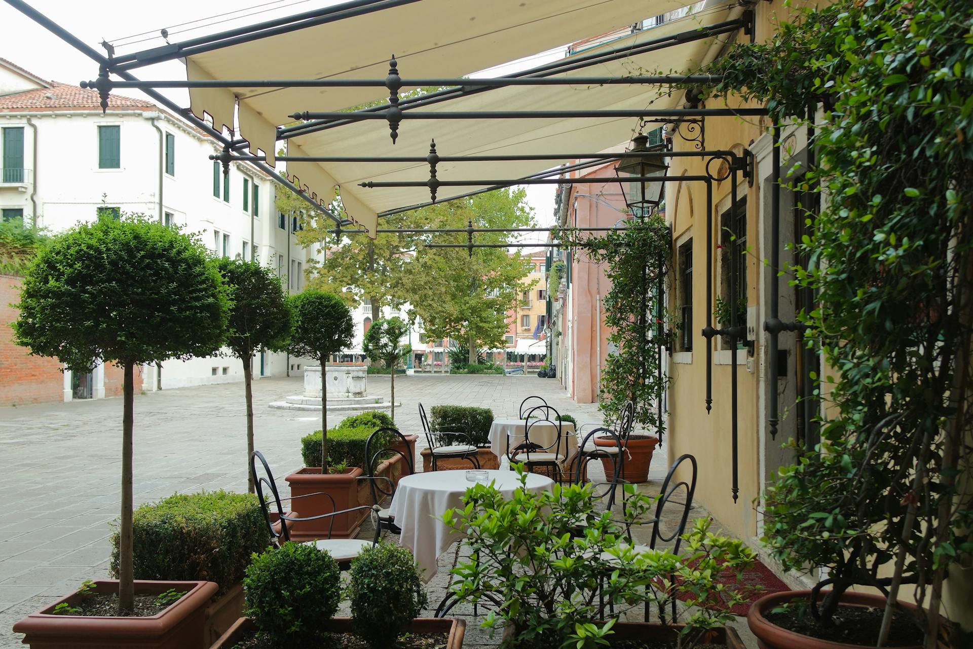Terrasse Maonas en journée